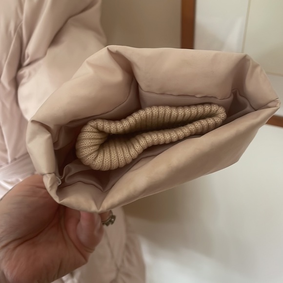 LD Prime Women’s Tie Waist Puffer Jacket with Removable Faux Fur Size Small - Picture 5 of 8